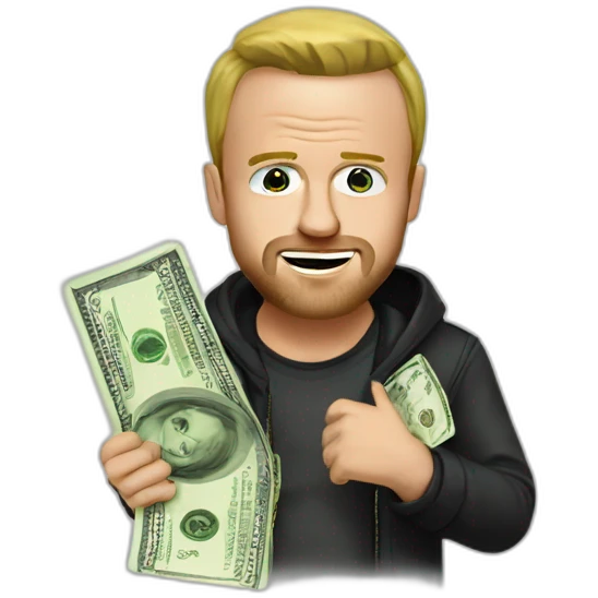 Jessie pinkman with money emoji
