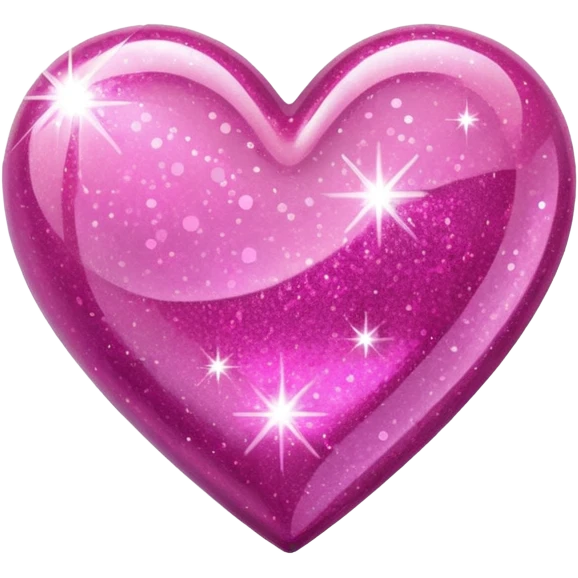 heart with pink glitter emoji