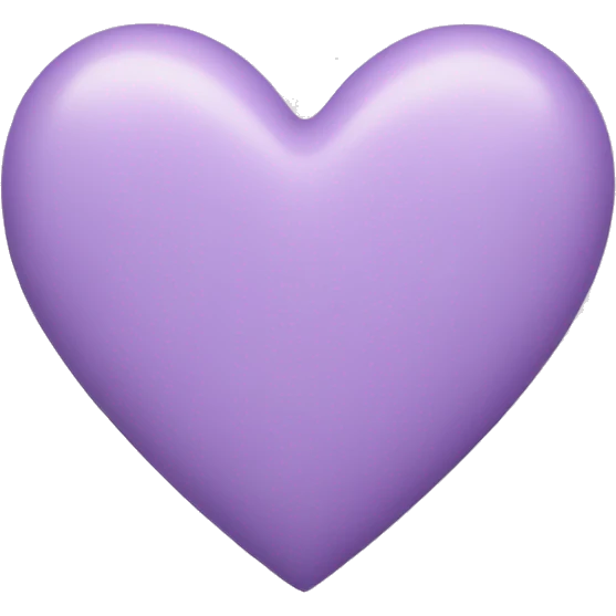 pastel purple heart emoji