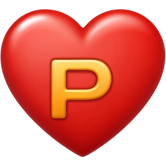 emoji herz mit buchstabe P drin emoji
