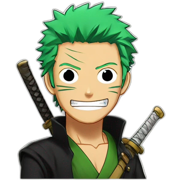 Zoro-one piece emoji