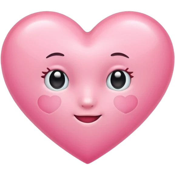 Cute pink emoji
