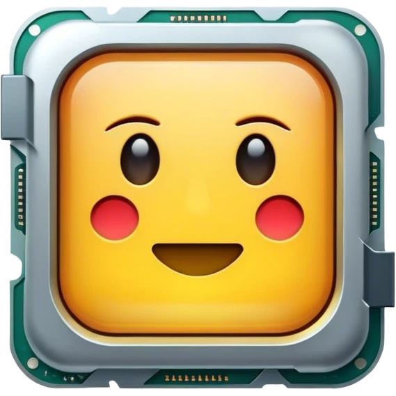 computer processor emoji