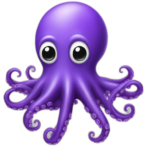 Engineering purple octopus emoji