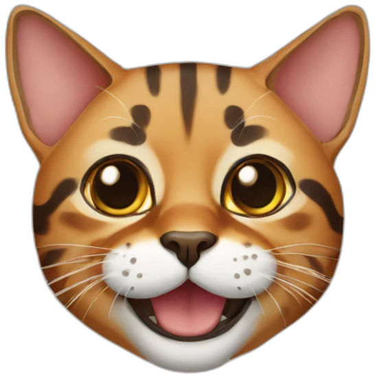 bengal cat emoji