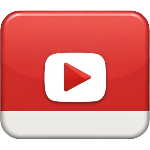 Иконка для YouTube в пиксельном стиле emoji