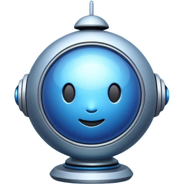 blue spacecraft emoji