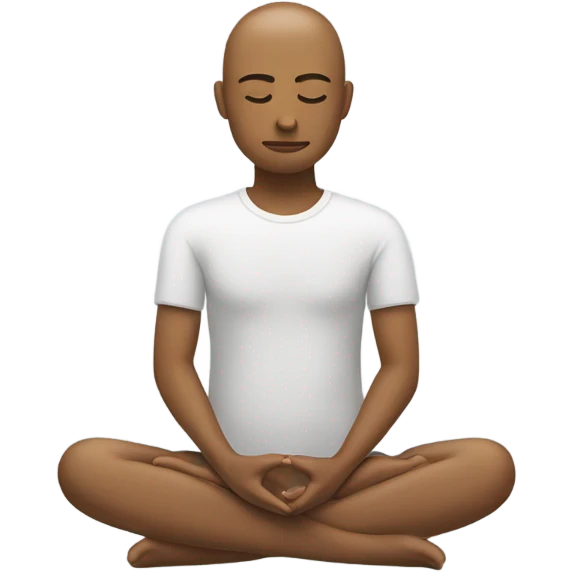 Zen meditation dude emoji