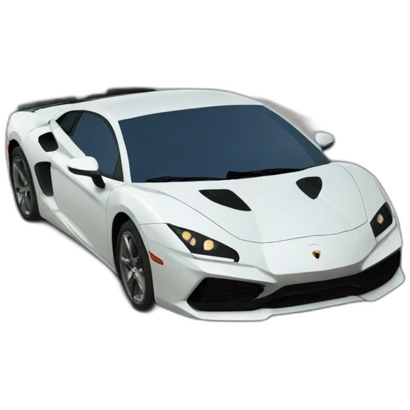 Sport car on road emoji