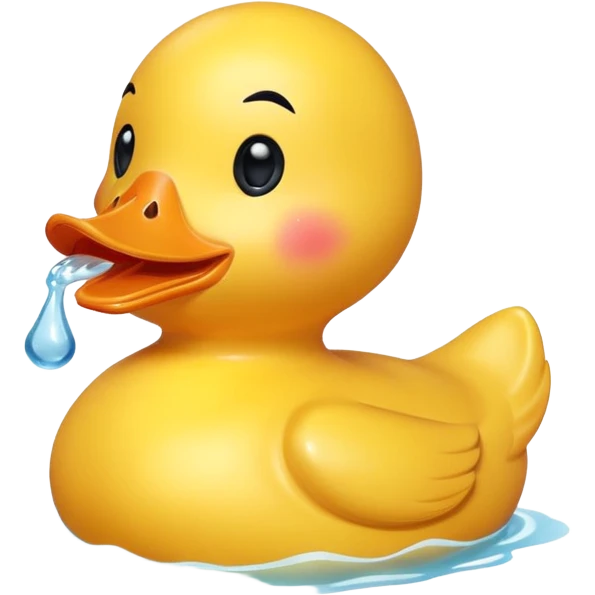 Drunk and high rubber duck emoji