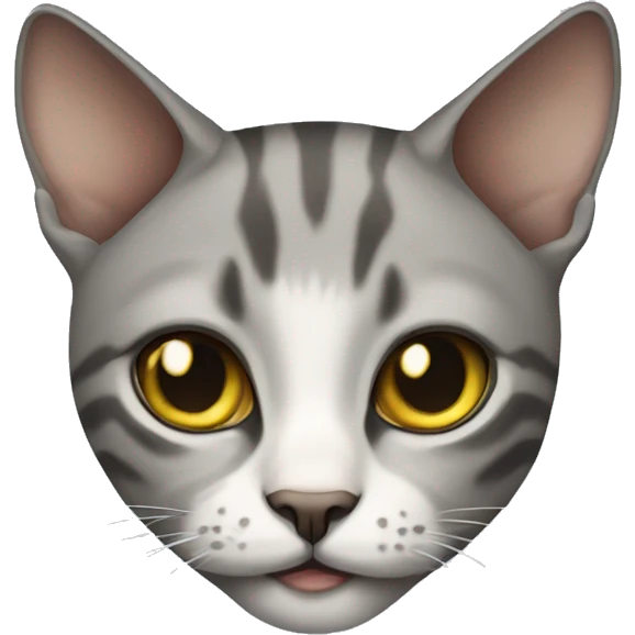 emaciated cat emoji