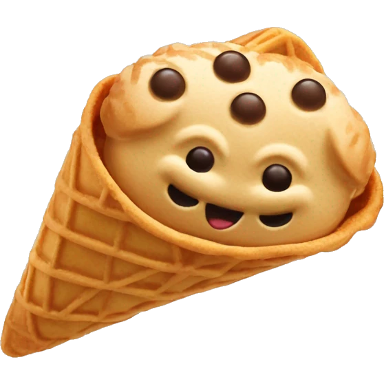 Taiyaki ice cream emoji