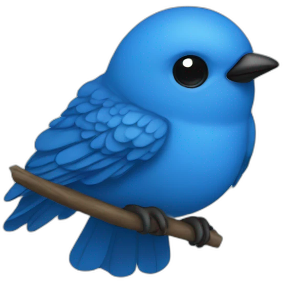Blue emoji