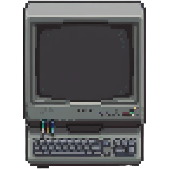 Old computer monitor emoji