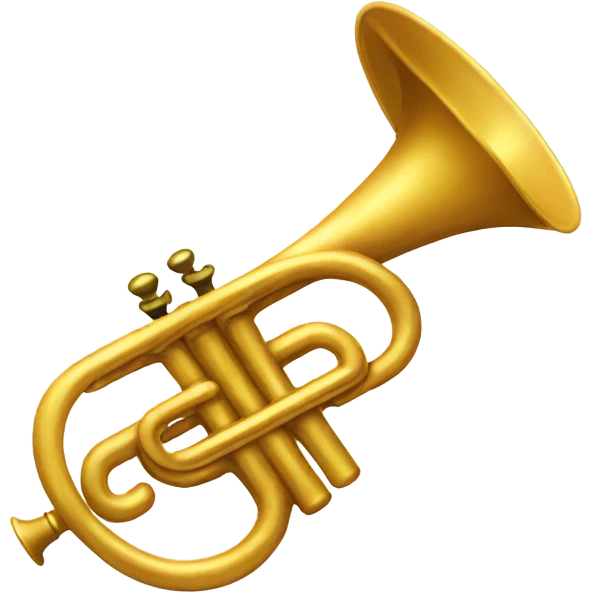 Dancing trumpet emoji