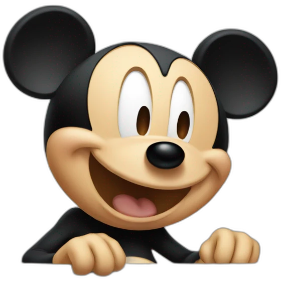 hangry mickey mouse emoji