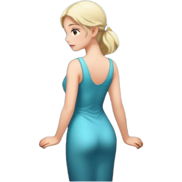 Female back arched in moonlight, skin glowing against stone walls emoji