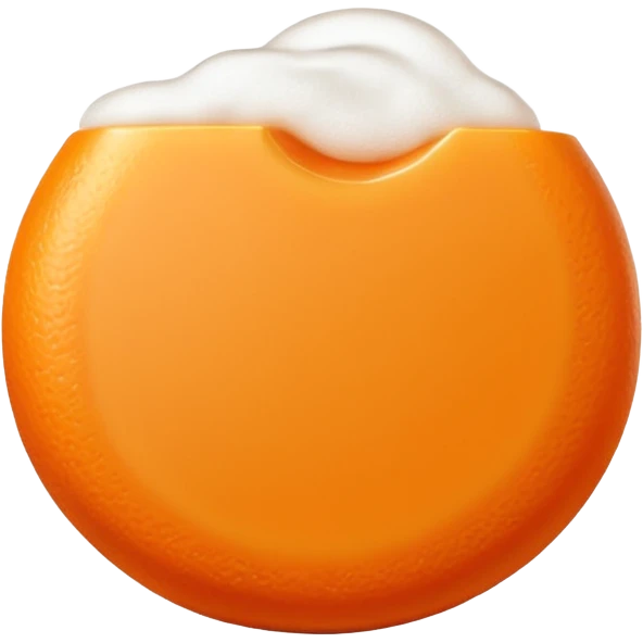 orange soap emoji