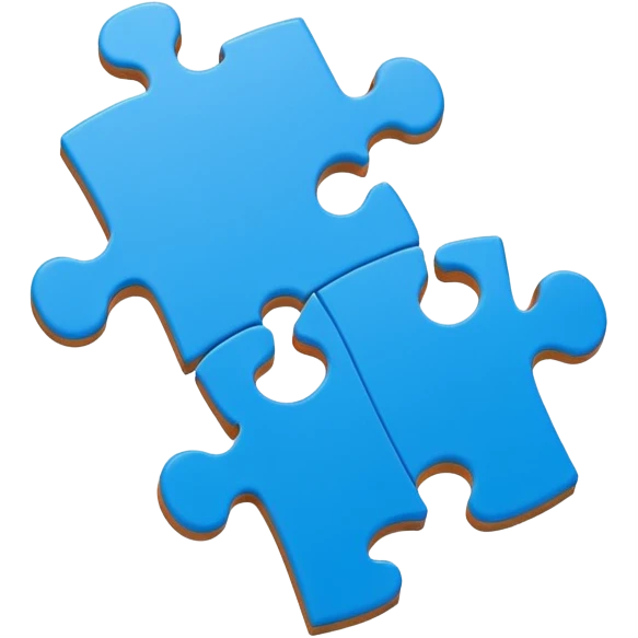 single jigsaw puzzle piece emoji