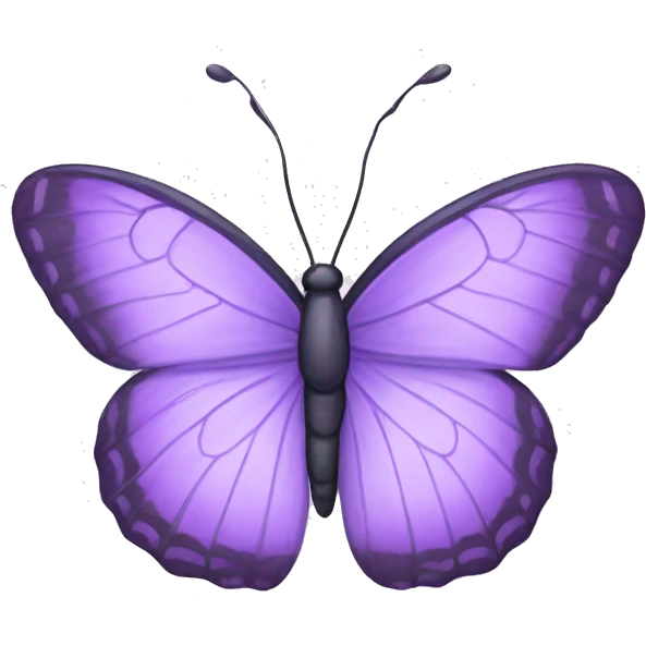 Lilac butterfly emoji