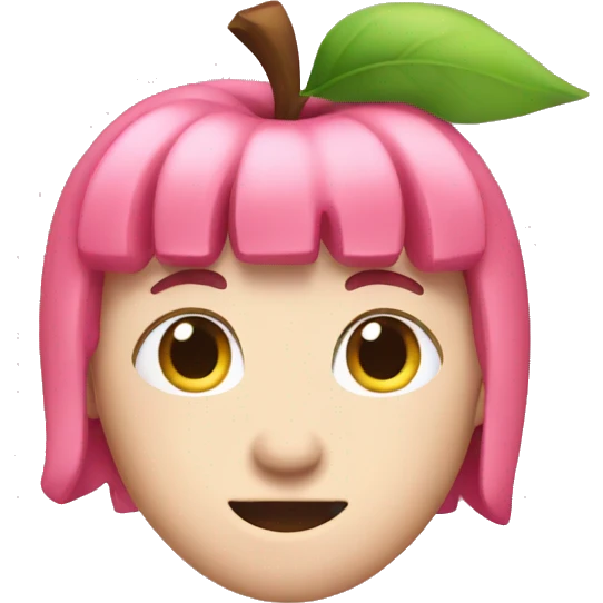 Link pink apple emoji emoji