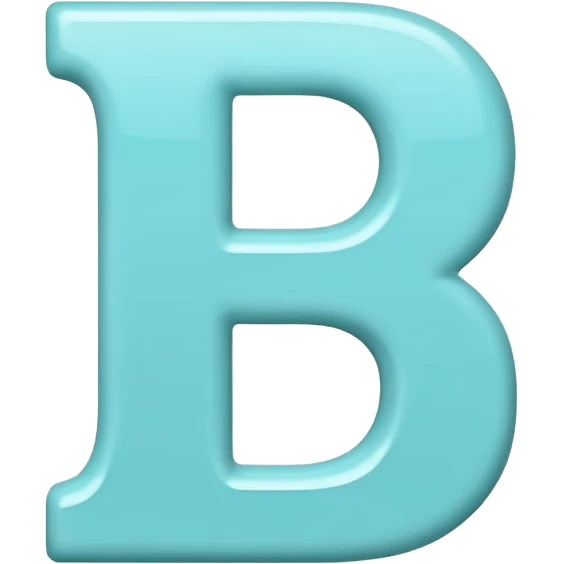 light turquoise letter D emoji emoji