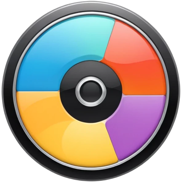 mac os icon physical film 60s recording colors emoji