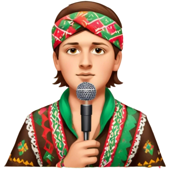Colorful Singer emoji