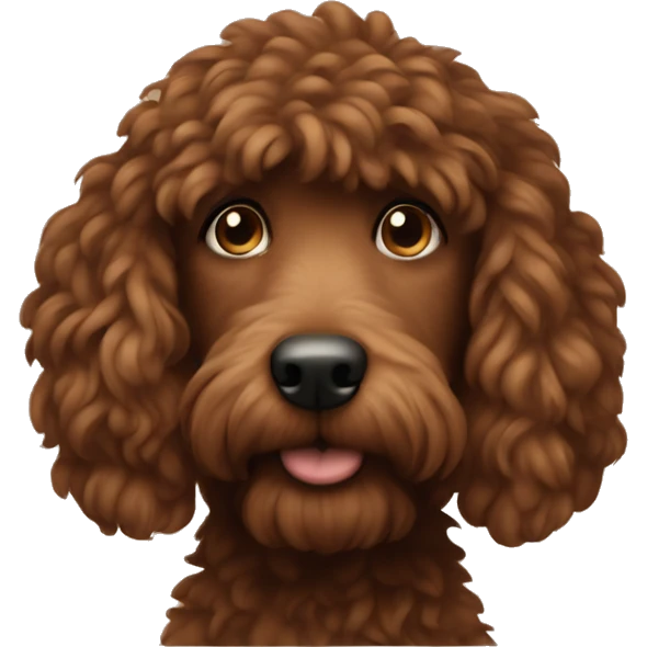 brown doodle emoji