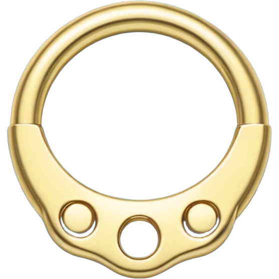 gold septum ring emoji