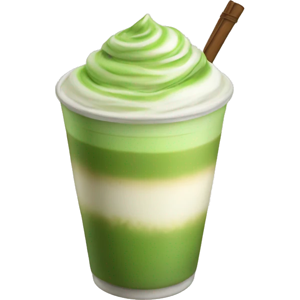 Matcha latte  emoji