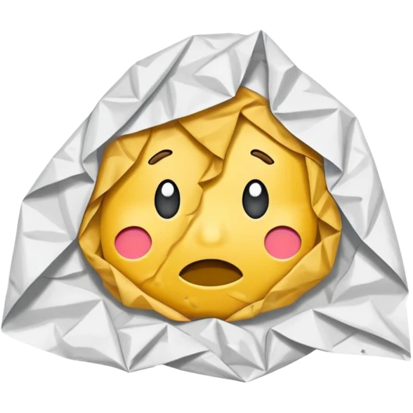 Üzgün bakan bir Sınav kağıdı emoji