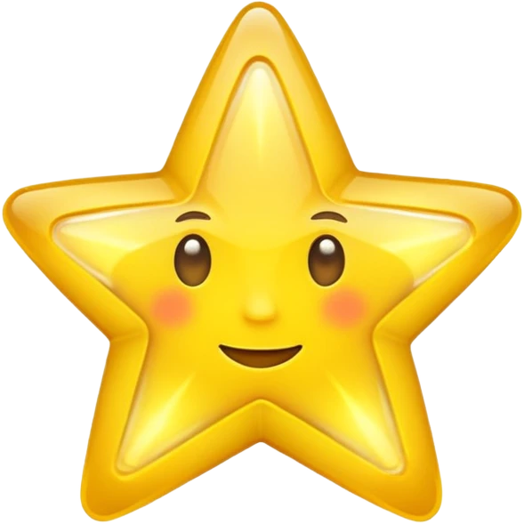 star without face emoji
