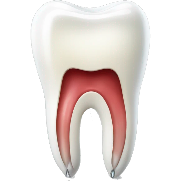 Artificial tooth which dental students uses emoji