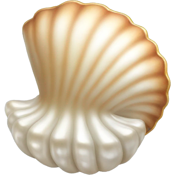 Shell pearl emoji