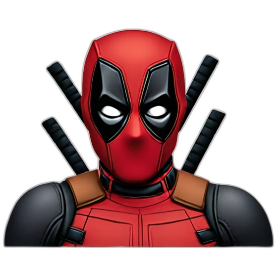 Deadpool choqué emoji