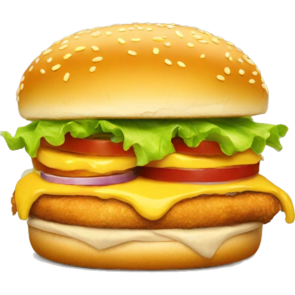 chickenburger emoji