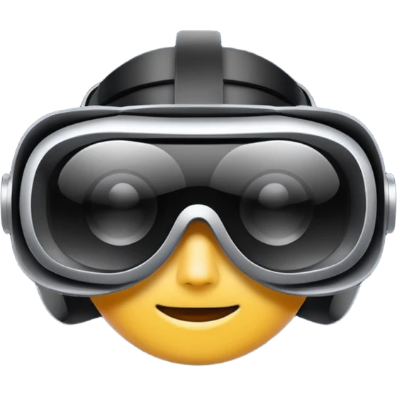 futuistic vr glasses emoji