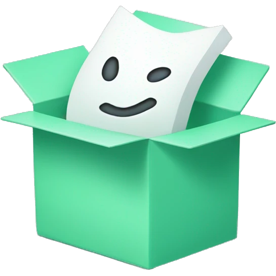 White check mark in a mint green box emoji