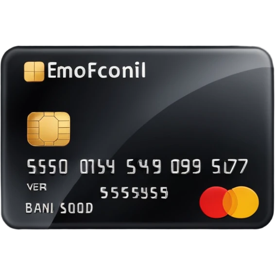 black credit card, no text emoji