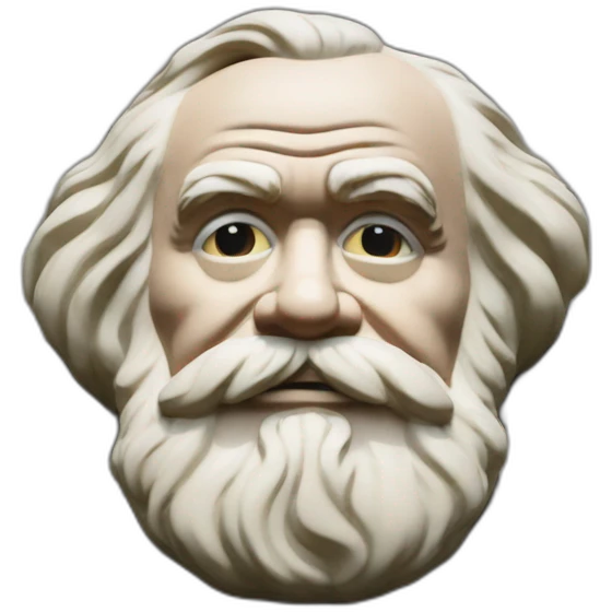 karl marx sits on the ground emoji