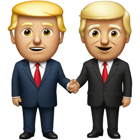 Trump and Mangione  emoji