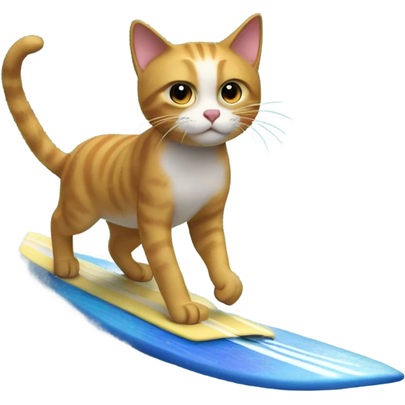 surfing cat emoji