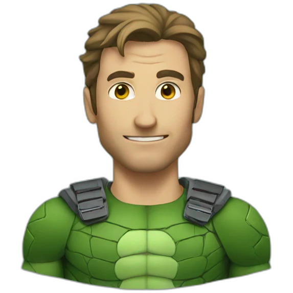 superhero-snake emoji