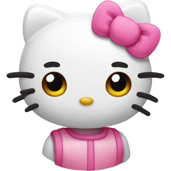 Hello kitty pink  emoji