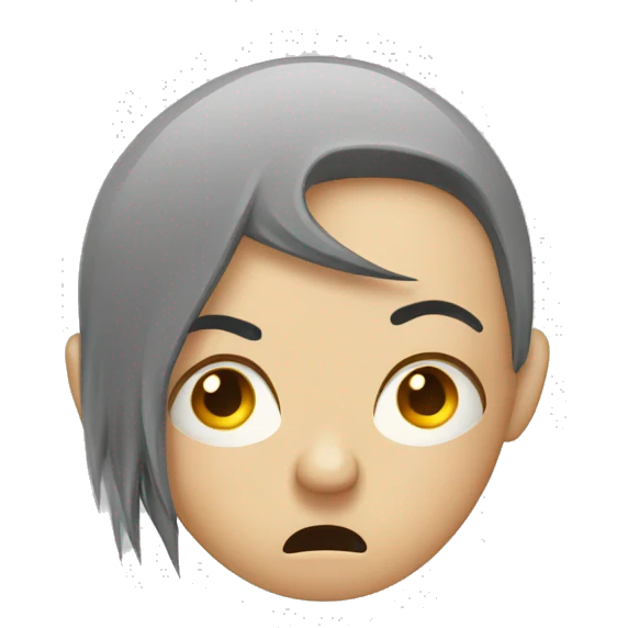 Stressed tired anxious  emoji