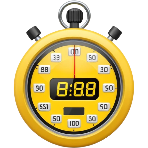 yellow stopwatch  emoji