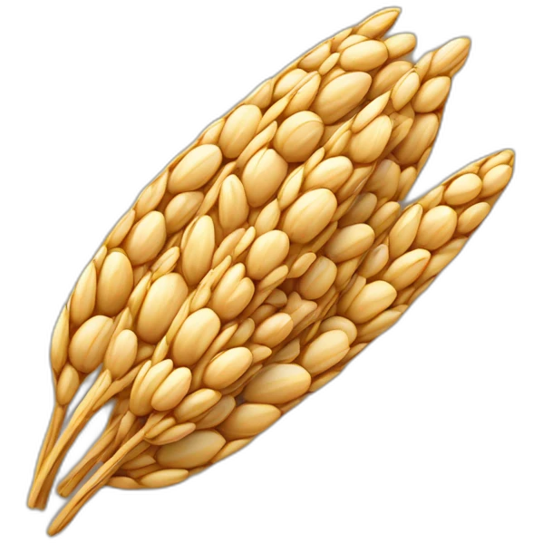 three oats grains emoji