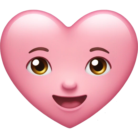 Baby pink heart emoji