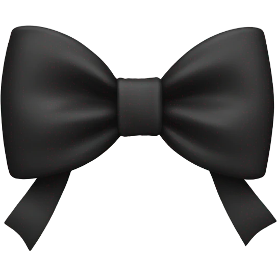 black bow emoji